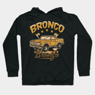 Retro 1987-1991 Ford Bronco w/Tires Hoodie